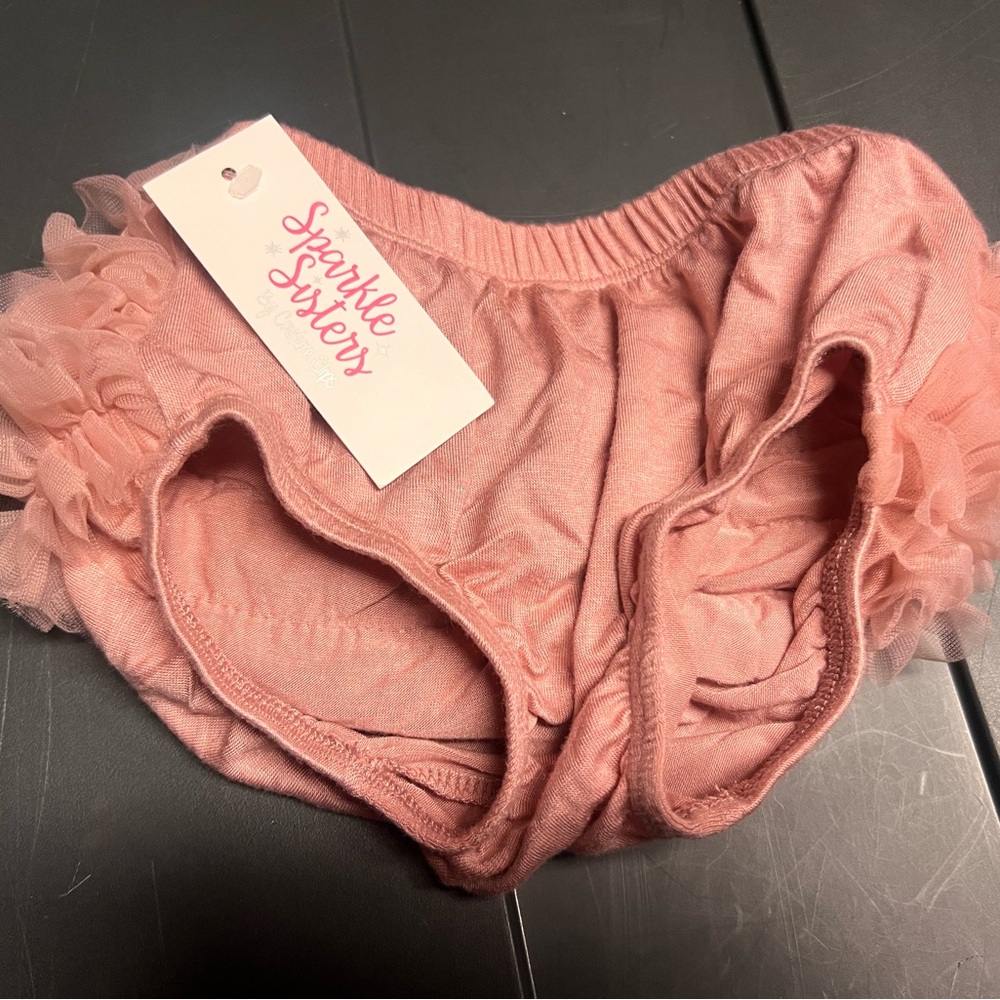 New Tulle Bloomers Shorts Sparkle Sisters by Couture Clips Pink